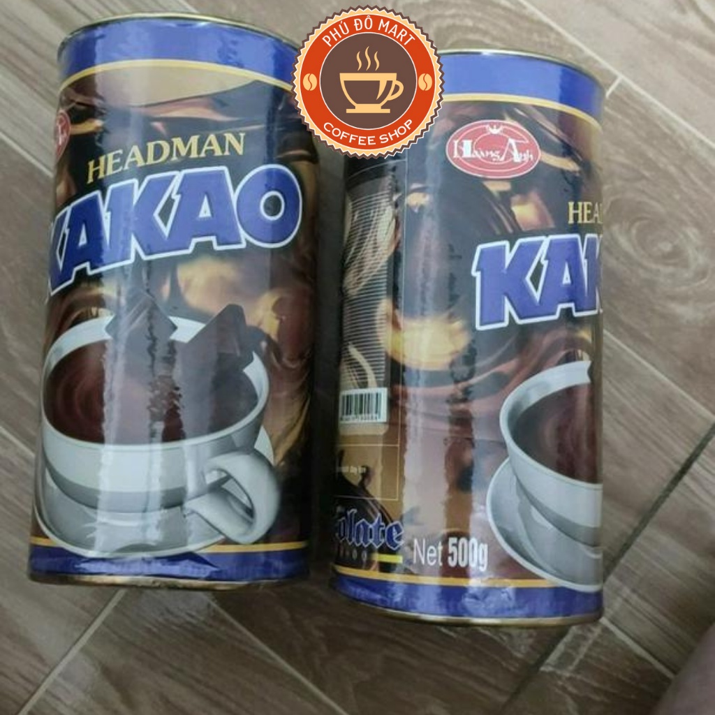 Bột Cacao Headman Socola 2In1 - Hộp Tròn 500gr