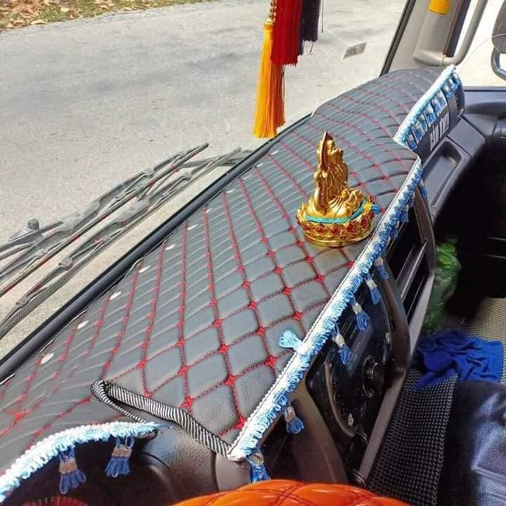 Thảm táp lô xe HOA MAI 3,5t tấn , 5 tấn chất liệu  DA 5D CAO CẤP