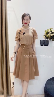 Chân váy A cách điệu