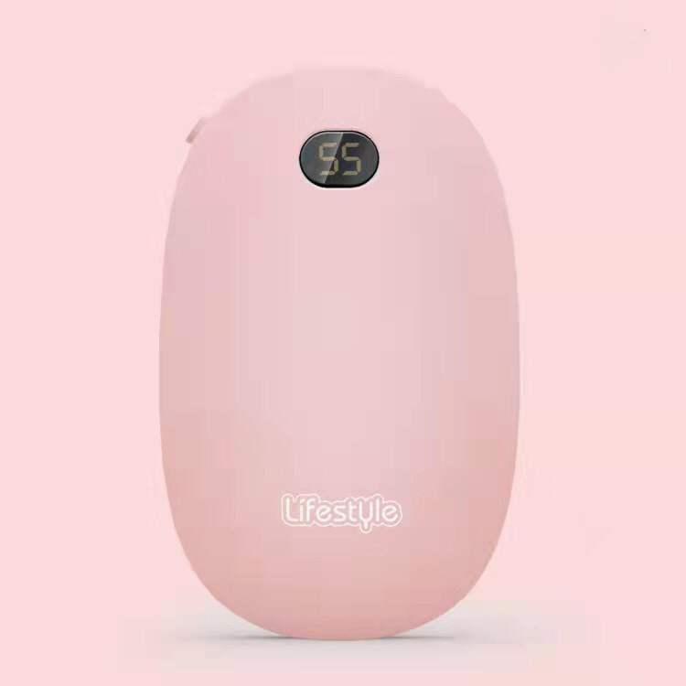 Máy sưởi mini cầm tay kiêm sạc dự phòng 3000mAh - Máy sưởi ấm tay mini tích hợp gương, đèn led, sạc dự phòng siêu tiện