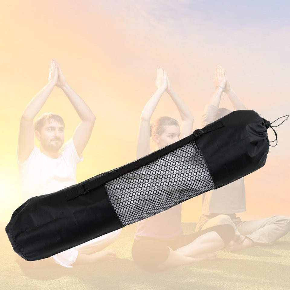 Túi đựng thảm tập Yoga bằng vải thun lưới gọn nhẹ