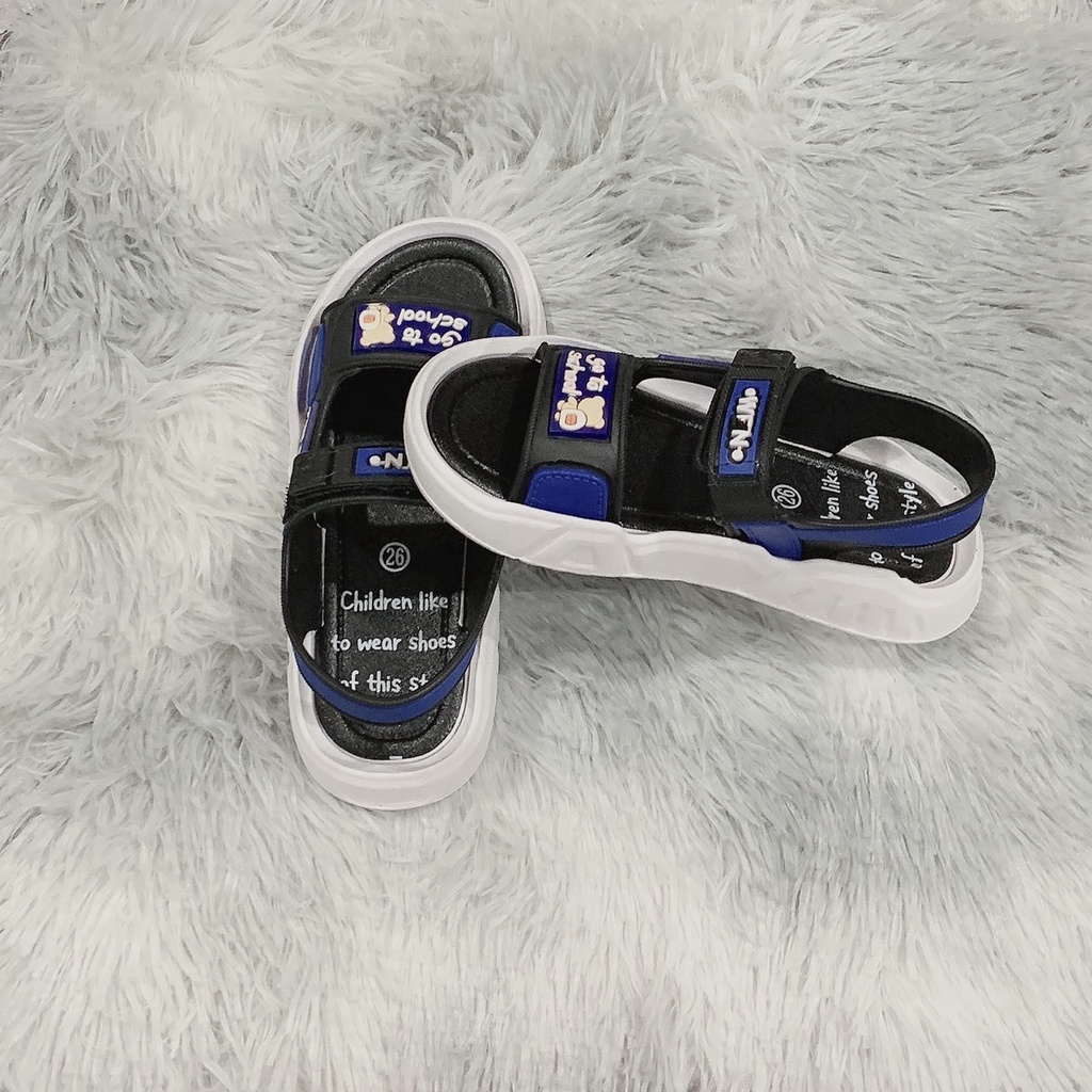 Sandal Bé Trai quai dán chống trơn chống vấp đế mềm ML 180
