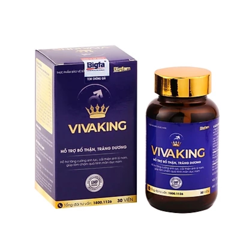 Viên uống VIVAKING hỗ trợ bổ thận tráng dương tăng cường sinh lý nam