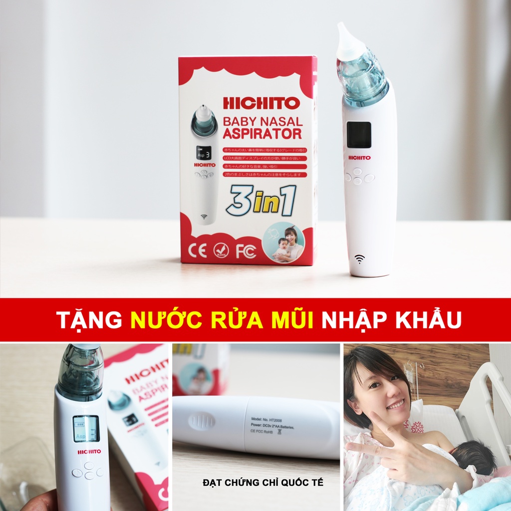 Máy Hút Mũi Cho Trẻ Em Nhật Bản ICHIKO ( Tặng Quà Của Hãng )