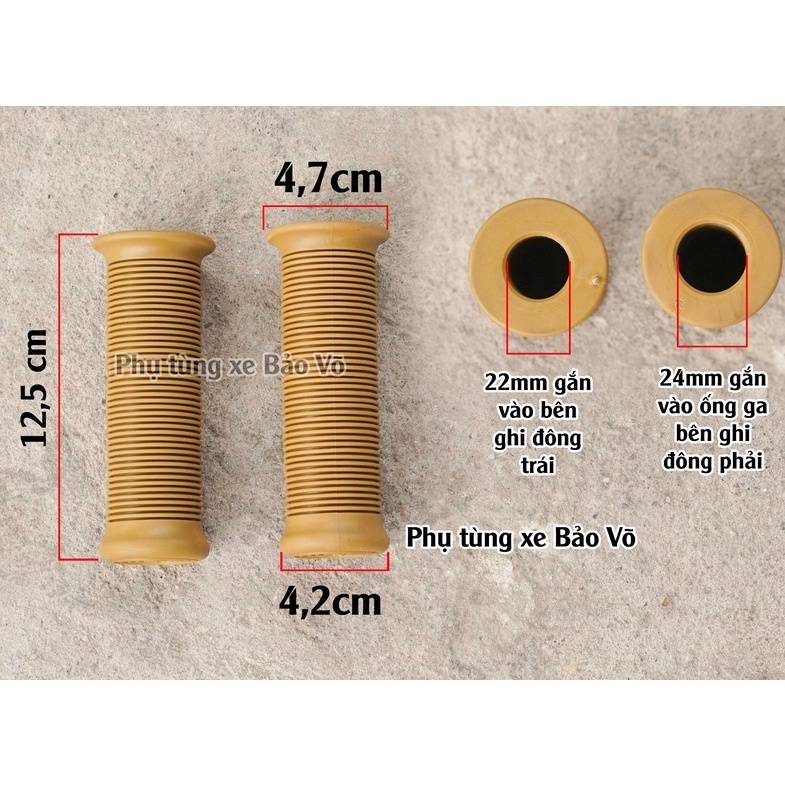 Bao tay xe máy cổ điển, classic 22mm, nhà sản xuất BBMA