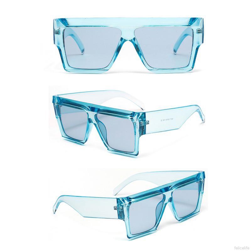 Kính râm nữ gọng nhựa PC tròng vuông nhiều màu | BigBuy360 - bigbuy360.vn