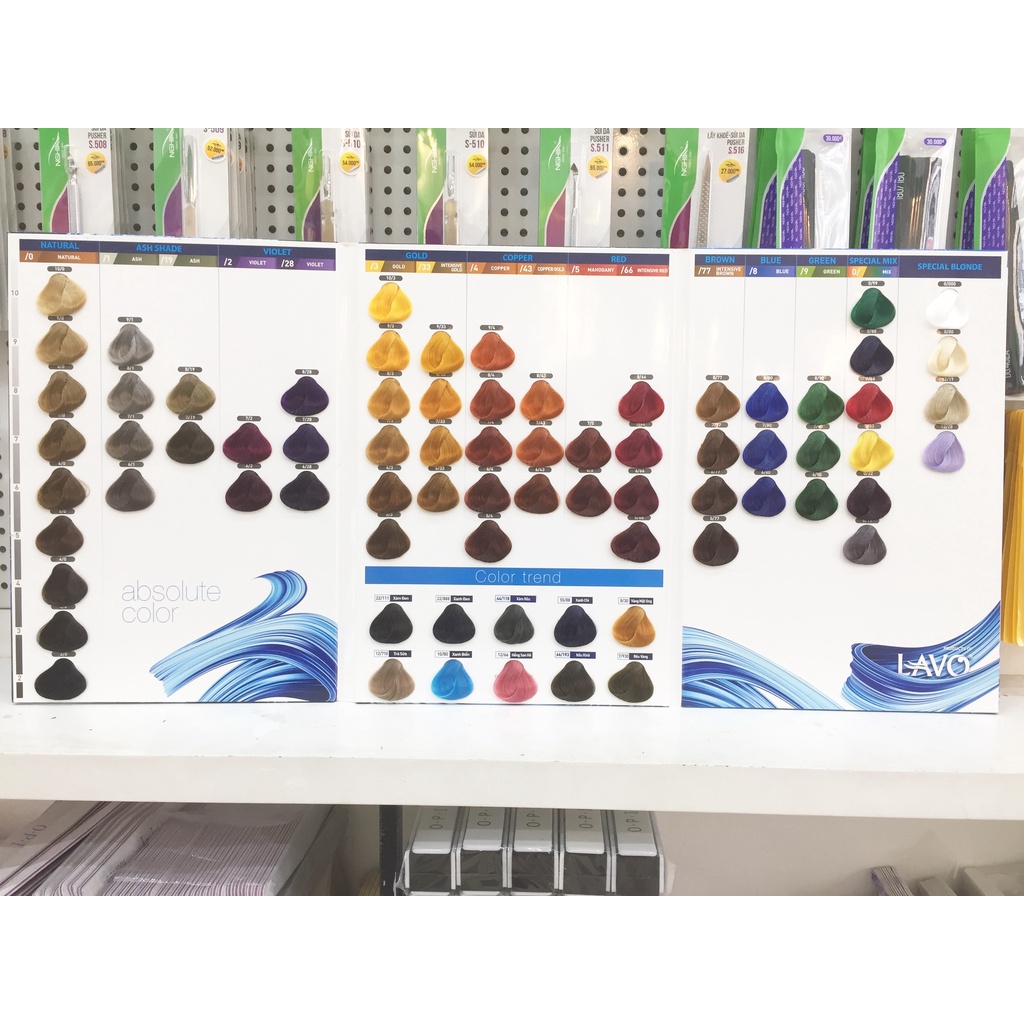 Kem nhuộm tóc LAVOX Collagen 3D hàng chính hãng công ty Việt Nam