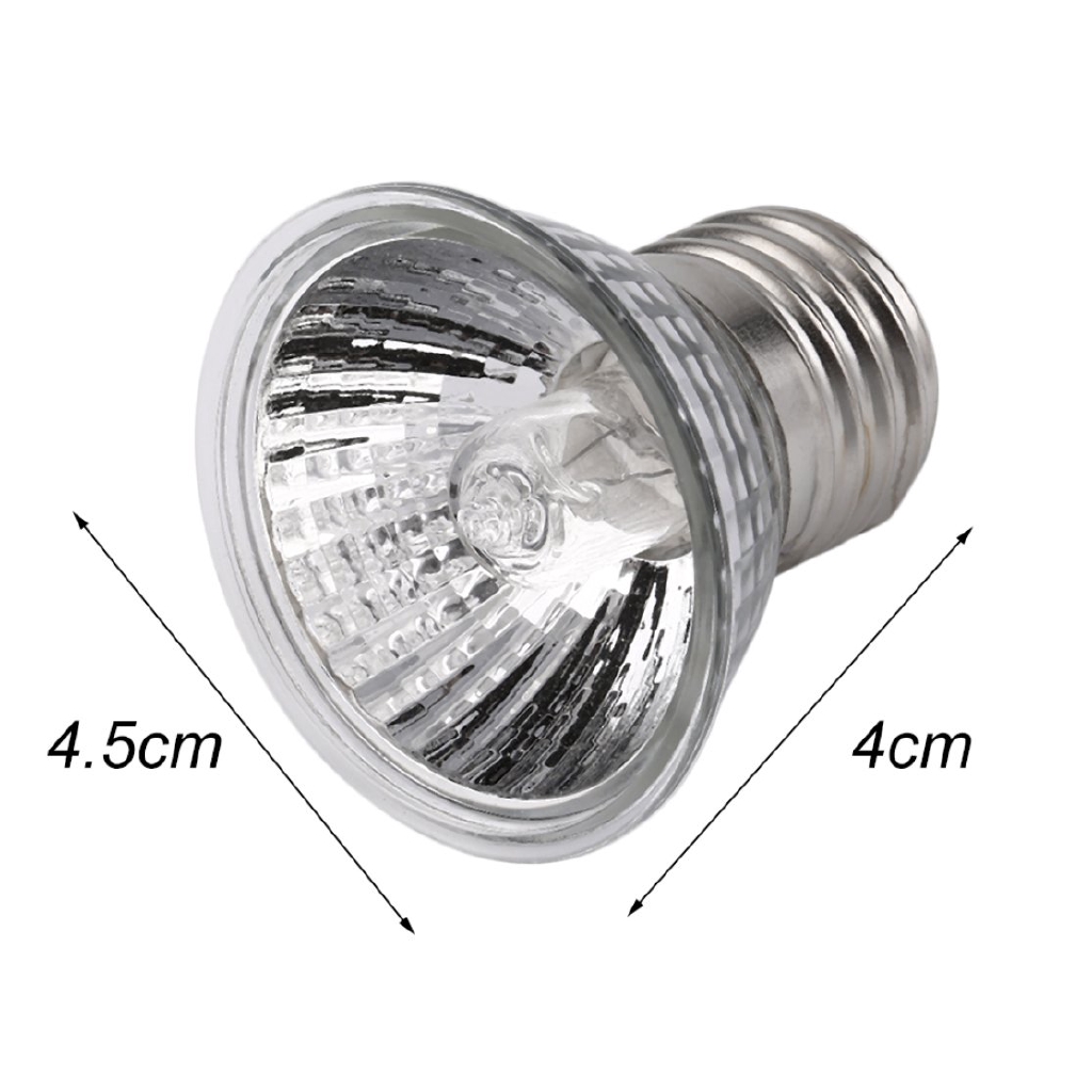 Đèn❤UVB 25W/50W/75W Compact Bulb Ideal Full Spectrum Terrarium Lamp For Amphibians
