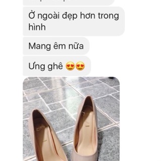Cao gót Calla 8_9p màu nude da