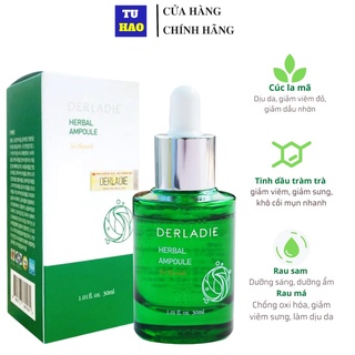 Tinh Chất Tràm Trà Giảm Mụn Serum Derladie Herbal Ampoule For Blemish 30ml - Từ Hảo