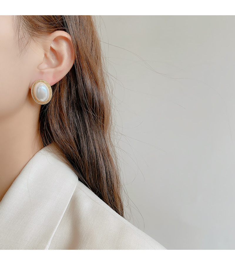 [Phụ kiện] Bông tai nữ bạc 925 đính ngọc dáng nụ phong cách Hàn Quốc 2021