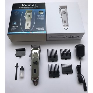 Tông đơ cắt tóc Kemei KM1998 màu bạc