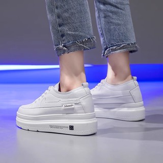 (Order) Giày sục thể thao trắng độn đế 6cm [VIDEO+ẢNH THẬT SHOP CHỤP]