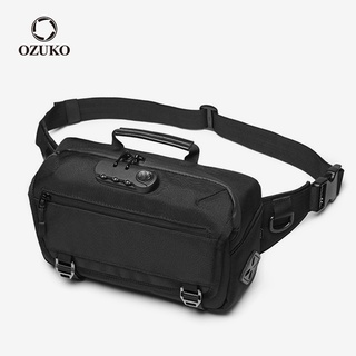 Túi đeo chéo OZUKO chống trộm chống thấm nước thời trang cho nam