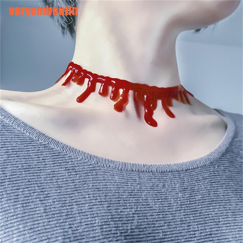 Vòng Cổ Choker Phong Cách Halloween Cá Tính Cho Nữ