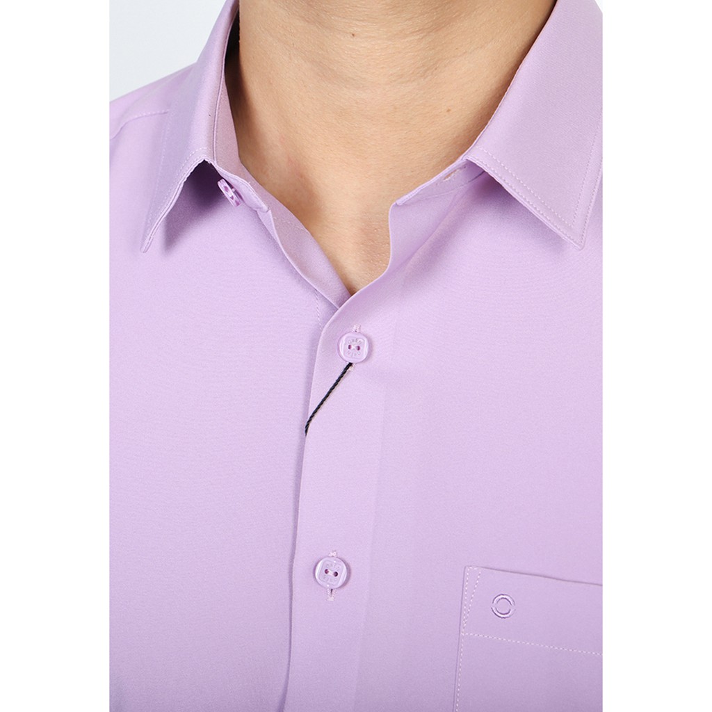 Áo sơmi dài tay nam Owen chất Nano dáng Regularfit màu hồng tím nhạt - AR90650DT