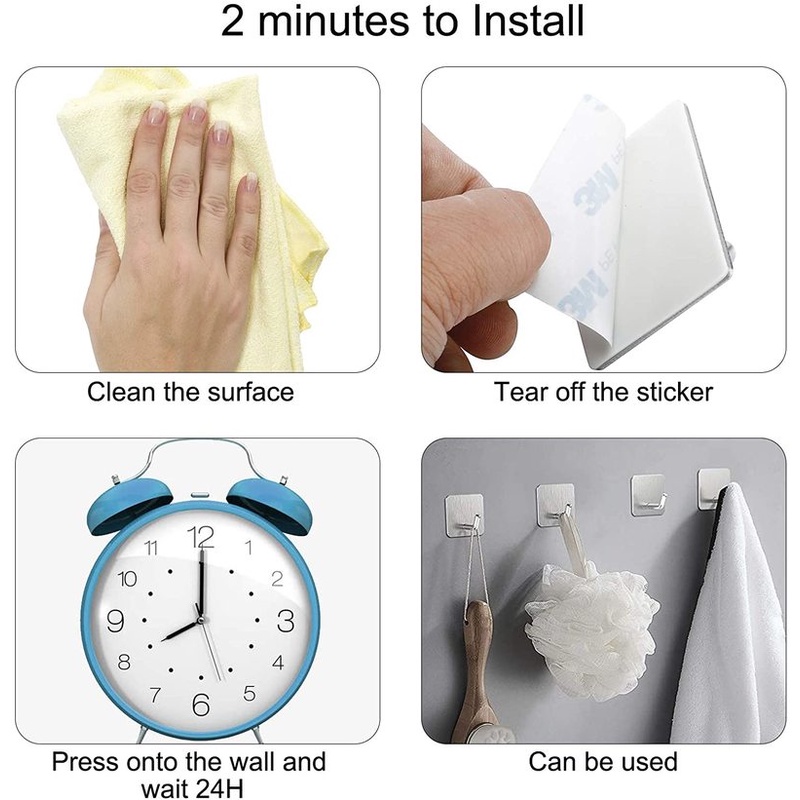 Giá Đỡ Bằng Thép Không Gỉ Thiết Kế Chuyên Dụng Cho Treo Khăn Gắn Tường