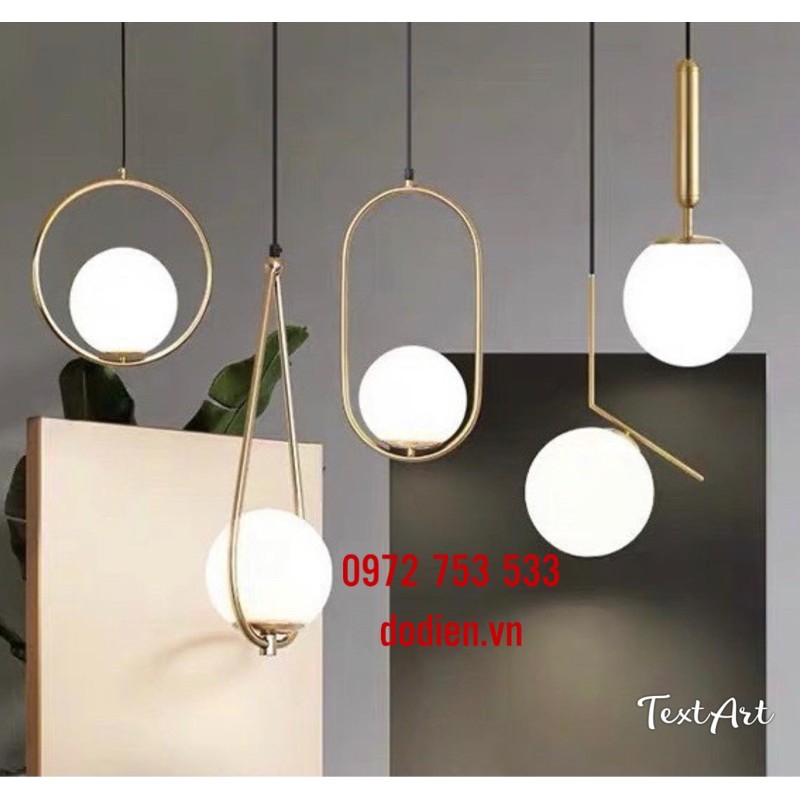 Đèn Thả Decor Quả Cầu Thuỷ Tinh