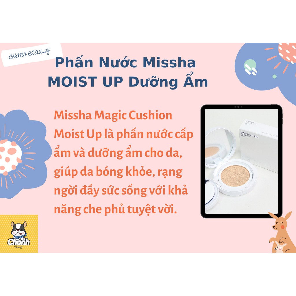 Phấn Nước Missha MOIST UP Dưỡng Ẩm