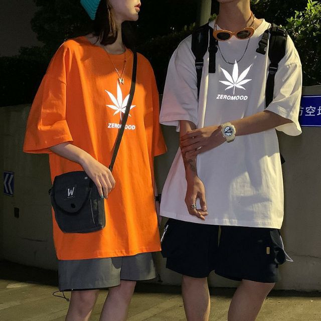 Áo thun tay lỡ Phản Quang Unisex DẠNG CẶP ZEROMOOOD