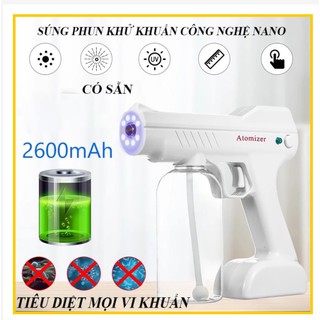 Máy Khử Khuẩn Nano Cầm Tay,Máy Phun Khử Trùng Diệt Khuẩn Tia Uv Cao Cấp,An Toàn,Tiện Lợi, Máy Phun Xịt Khử Khuẩn
