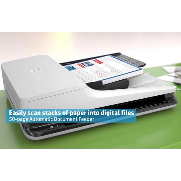 Máy quét HP Scanjet Pro 2500 F1 chính hãng scan hai mặt khay nạp tài liệu tự động ADF