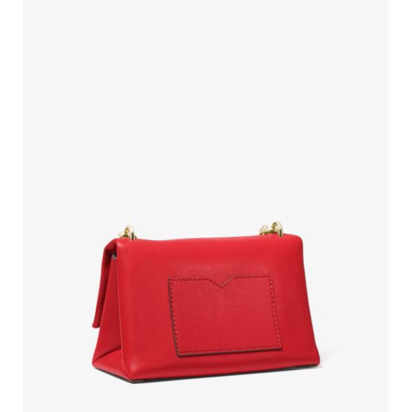 Túi xách Michael Kors hàng hiệu nữ Cece Mini Bright Red Xs Chain Xbody Bag