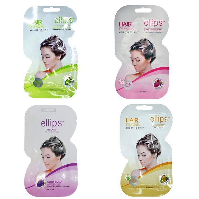 Mặt Nạ Ellips Ủ Dưỡng Tóc 20g (Ellips Hair Mask 20g)