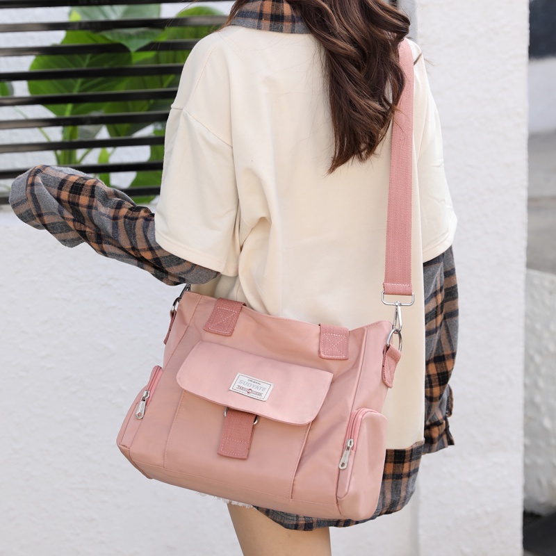Túi Đeo Chéo Cỡ Lớn Bằng Vải Nylon Thời Trang Cho Nữ