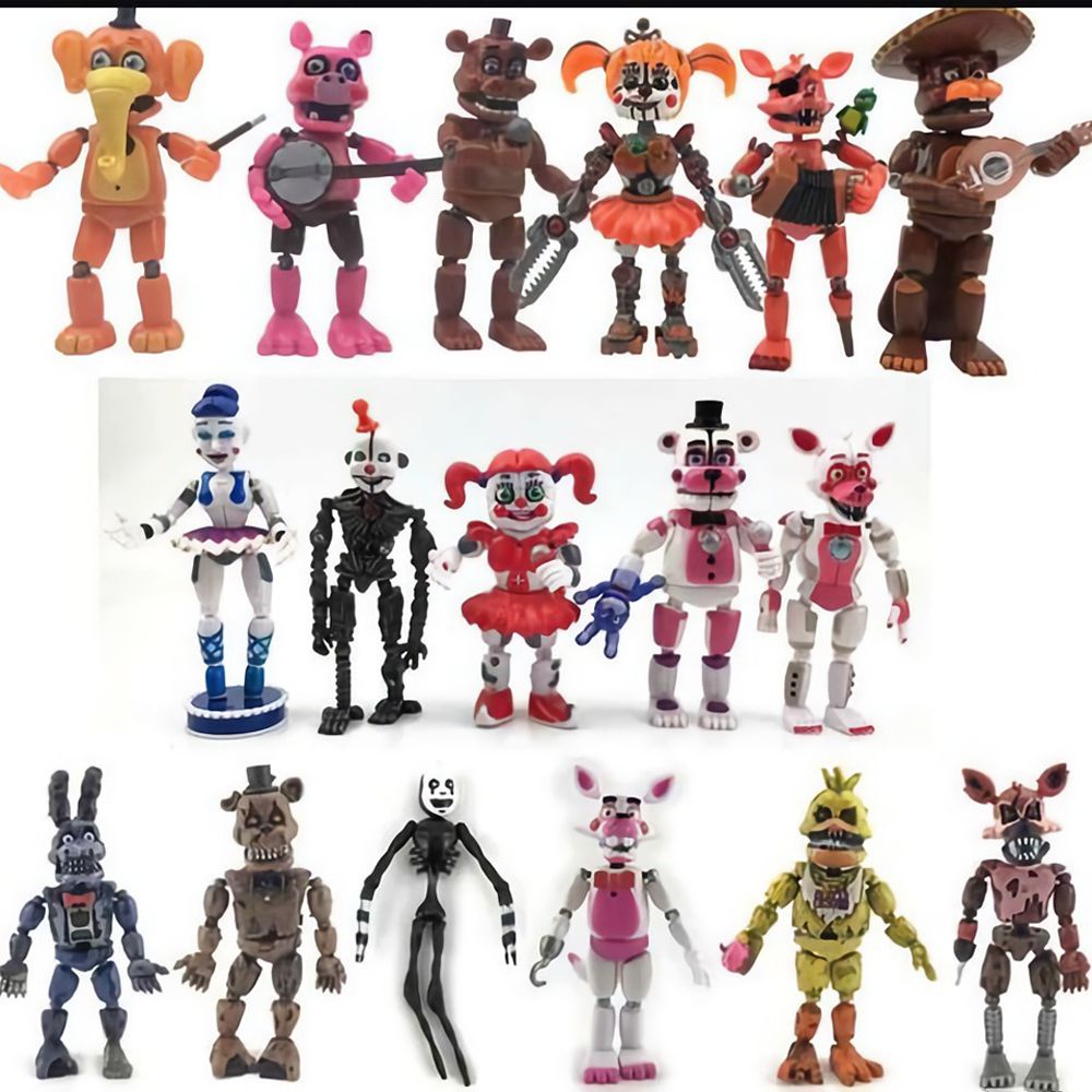 Mô Hình Chú Gấu Bonnie Foxy Fazbear Thủ Công Dễ Thương Dùng Trang Trí Nhà Cửa