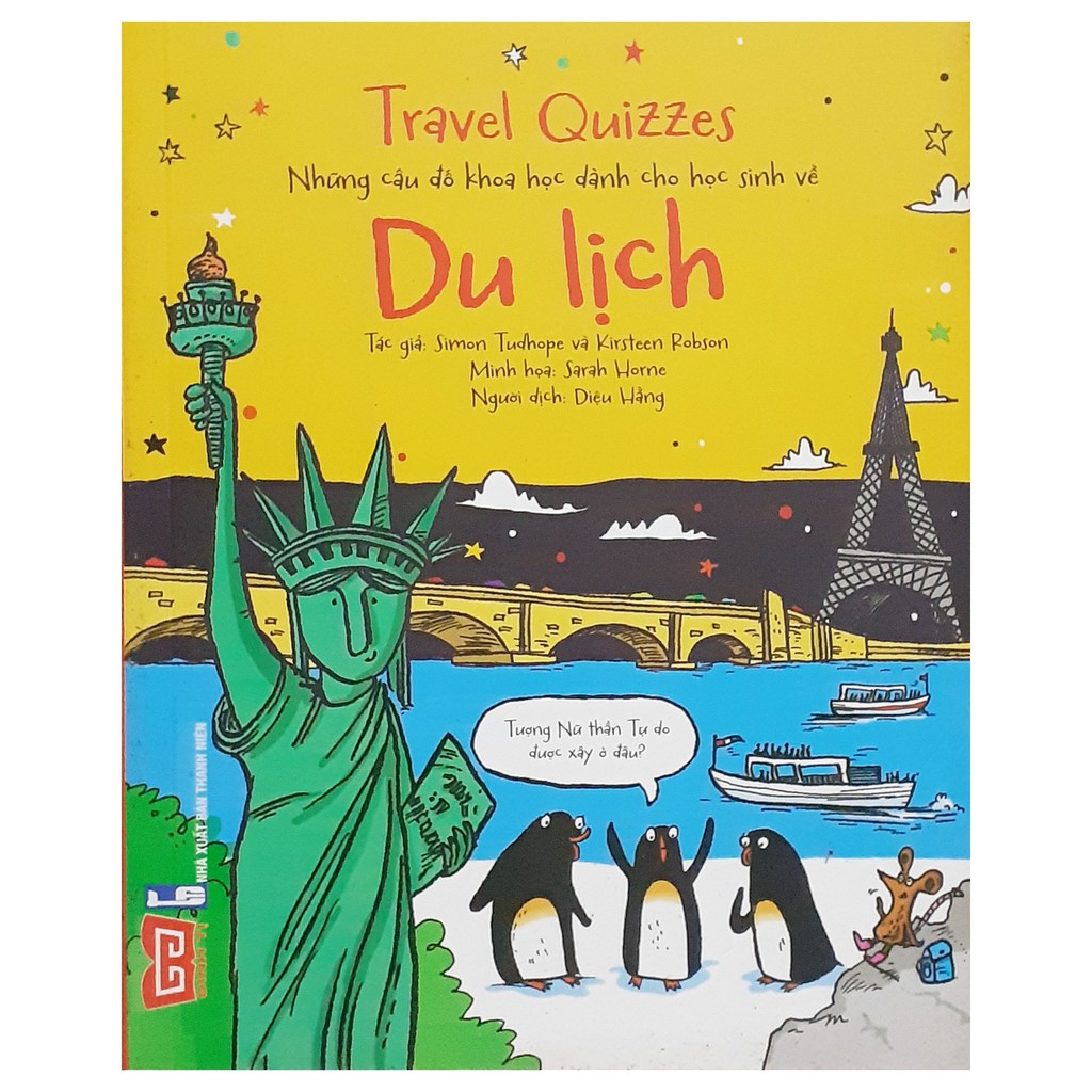 Sách - Những câu đố khoa học dành cho học sinh về du lịch