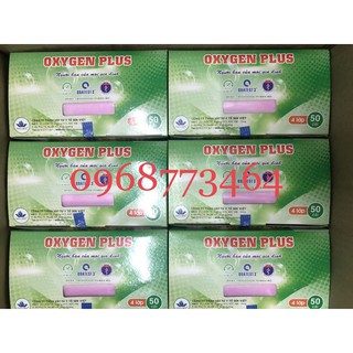 KTYT SEN VIỆT OXYGEN PLUS. HỘP 50 CÁI. 4 LỚP. MÀU HỒNG
