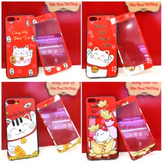 ốp lưng iPhone 6/6plus/7plus/8plus tết mèo thần tài xuân may mắn