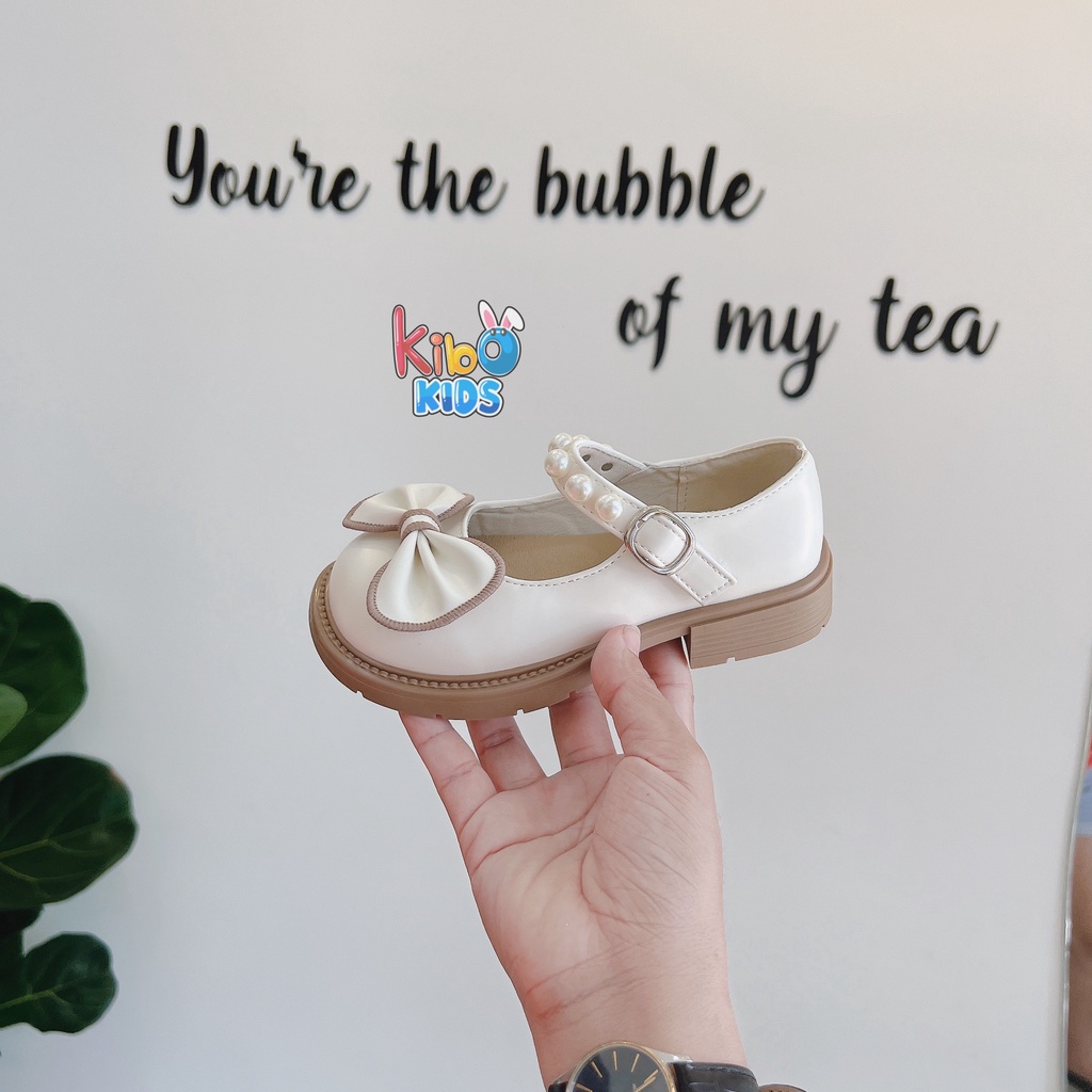 Giày Búp Bê Da Mềm Kiểu Dáng Đáng Yêu Cho Bé Gái  2-16 Tuổi BB447