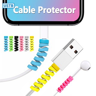Dụng Cụ Bảo Vệ Dây Cáp Sạc iphone USB Dạng Xoắn Ốc Sự Bảo Vệ