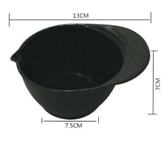 chén và cọ đựng thuốc uốn, duỗi, nhuộm