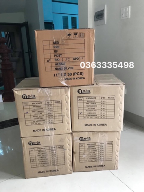 Lõi Máy Lọc Nước RO - Alkaline-Carbon Hàn Quốc - Cam kết chính hãng nhập khẩu - Made in Korea (có mã QR) | BigBuy360 - bigbuy360.vn