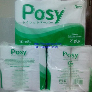 Giấy vệ sinh cuộn nhỏ Posy Classic