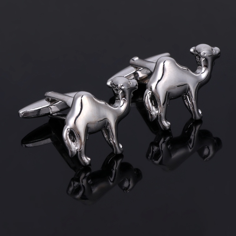 Khuy Măng Sét Cài Áo Sơ Mi Hình Lạc Đà Cho Chú Rể