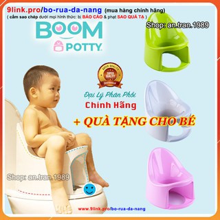 [ + QUÀ TẶNG ] Bồn Cầu Cho Bé Tập Đi Vệ Sinh, Ghế Bô Ngồi Toilet, Bệ Lót Thu Nhỏ - Bô BO PO