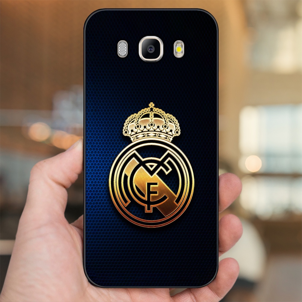 Ốp lưng Samsung J5 2016, J7 2016 viền đen in hình Real Madrid