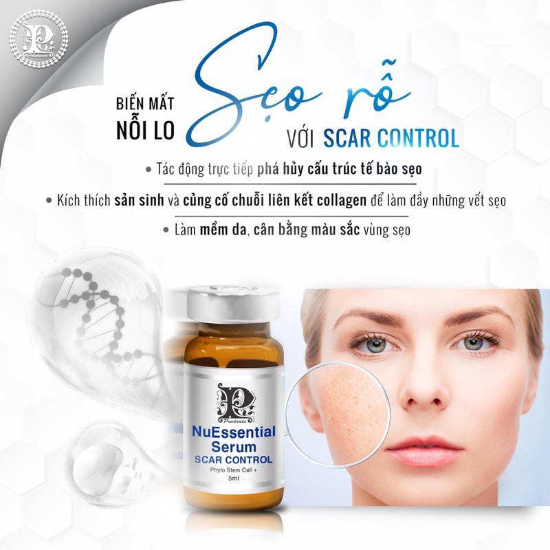 Tế Bào Gốc Tri Sẹo Rỗ Nuwhite Scar Contro 5ml