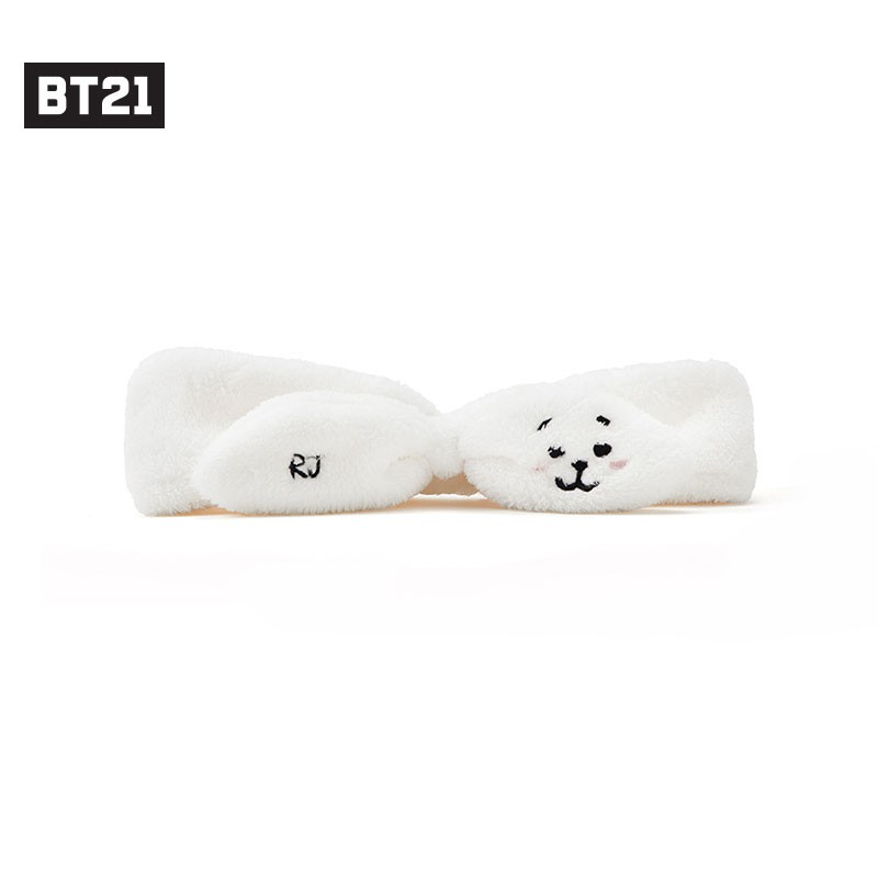 LINE FRIENDS Băng Đô Rửa Mặt Trang Điểm Họa Tiết Hoạt Hình Bt21 Dễ Thương Cho Bé Gái