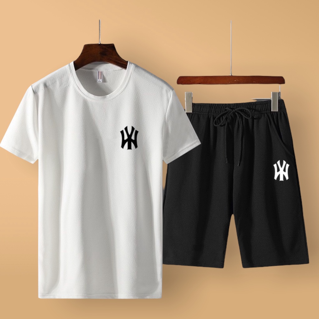 Đồ bộ nam  💖FREESHIP💖 mẫu thể thao nam in chữ N.y mẫu chất thun mềm mịn thoáng mát co dãn cực tốt thích hợp cho mùa hè