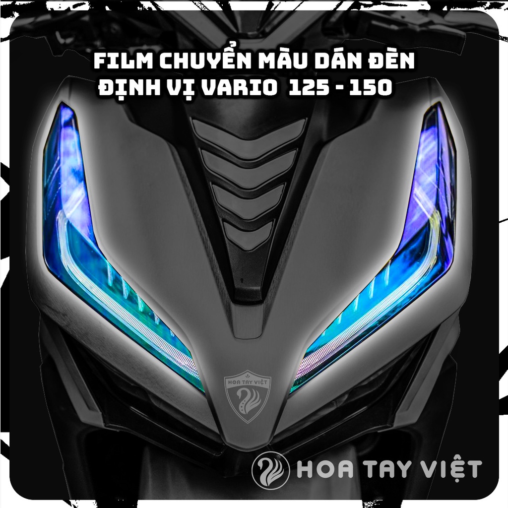 Decal DEMI VARIO 125 150 chuyển màu bảo vệ ĐÈN ĐỊNH VỊ Vario
