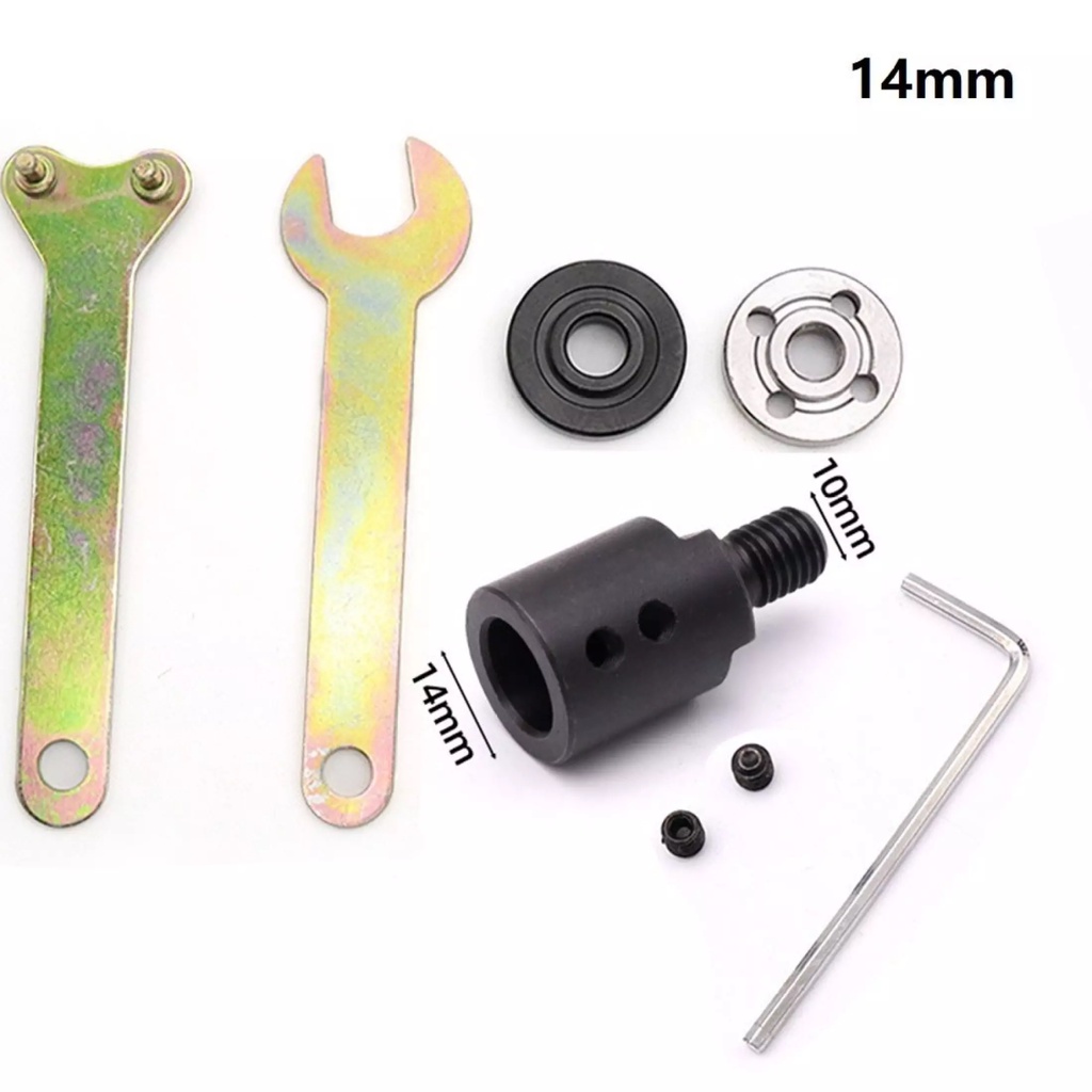 TRỤC M10-14MM KẸP ĐĨA CẮT, ĐĨA MÀI
