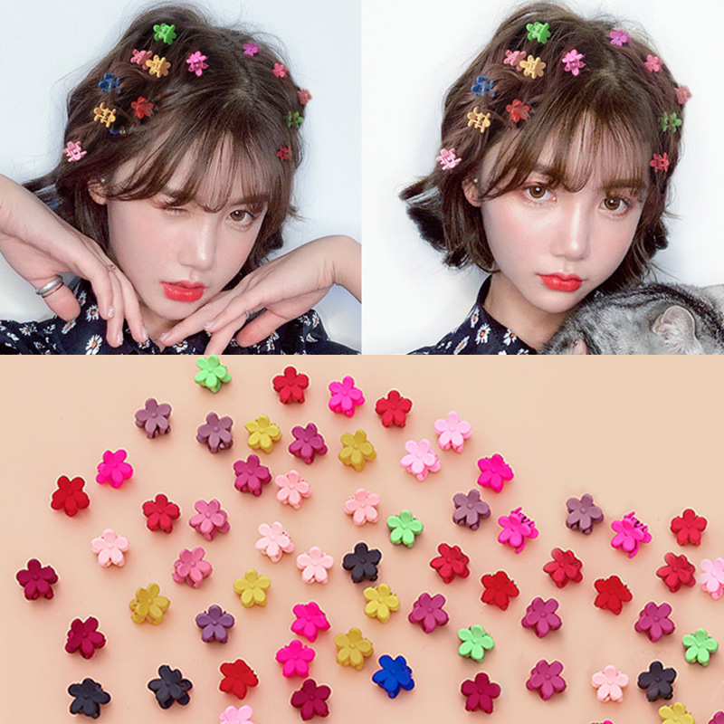 Kẹp tóc mini họa tiết hoa thời trang Hàn Quốc cho nữ