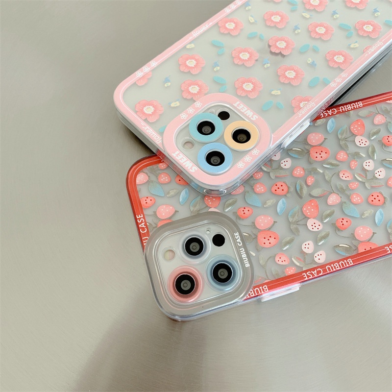 Ốp Điện Thoại Họa Tiết Hoa Dễ Thương Cho IPhone 11 12 13 Pro Max 11 12 13 Pro 12 13 Mini Xs Max X Xr 6 6s 7 8 Plus