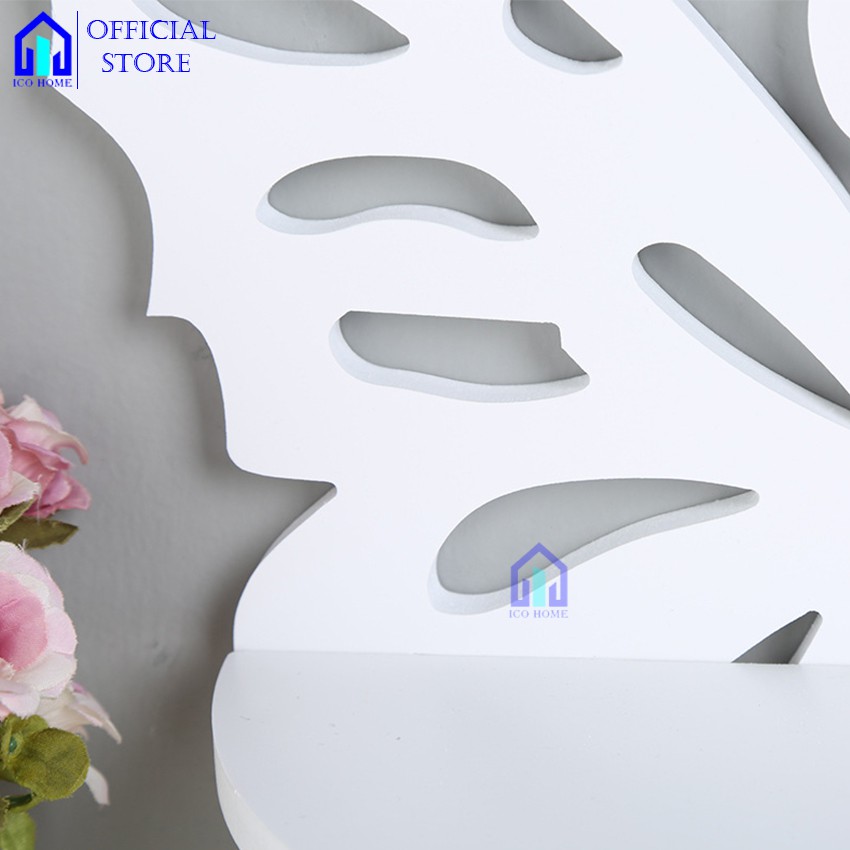 Kệ treo tường trang trí phòng khách hình con bướm  IHW-17- ICO HOME