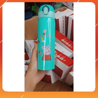 Sỉ bình giữ nhiệt 500ml hình heo peppa